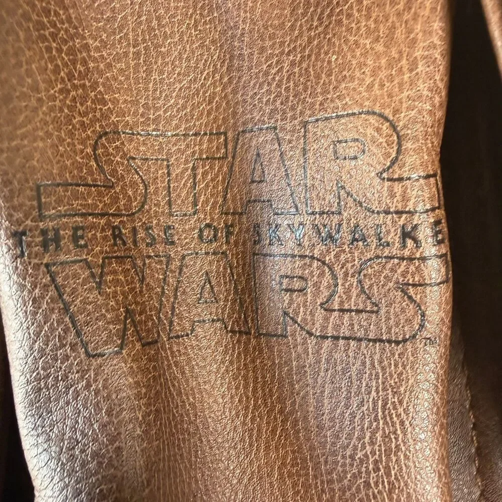 STAR WARS Rise Of Skywalker Logo Sling Pack faux leather brown bag Backpack NEW